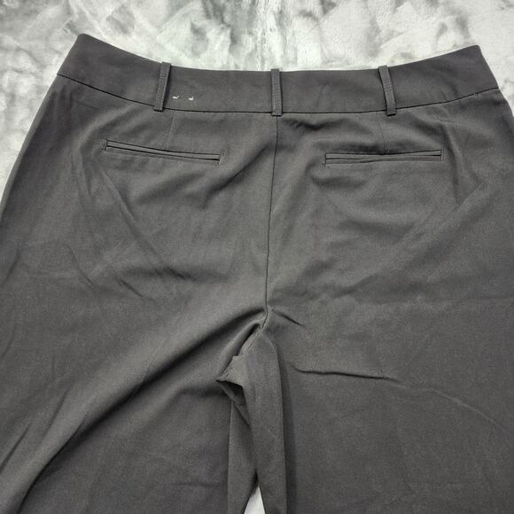 Worthington Pants Women 18 Black High Rise Wide Flare Leg Trouser Stretch Office - Picture 3 of 11